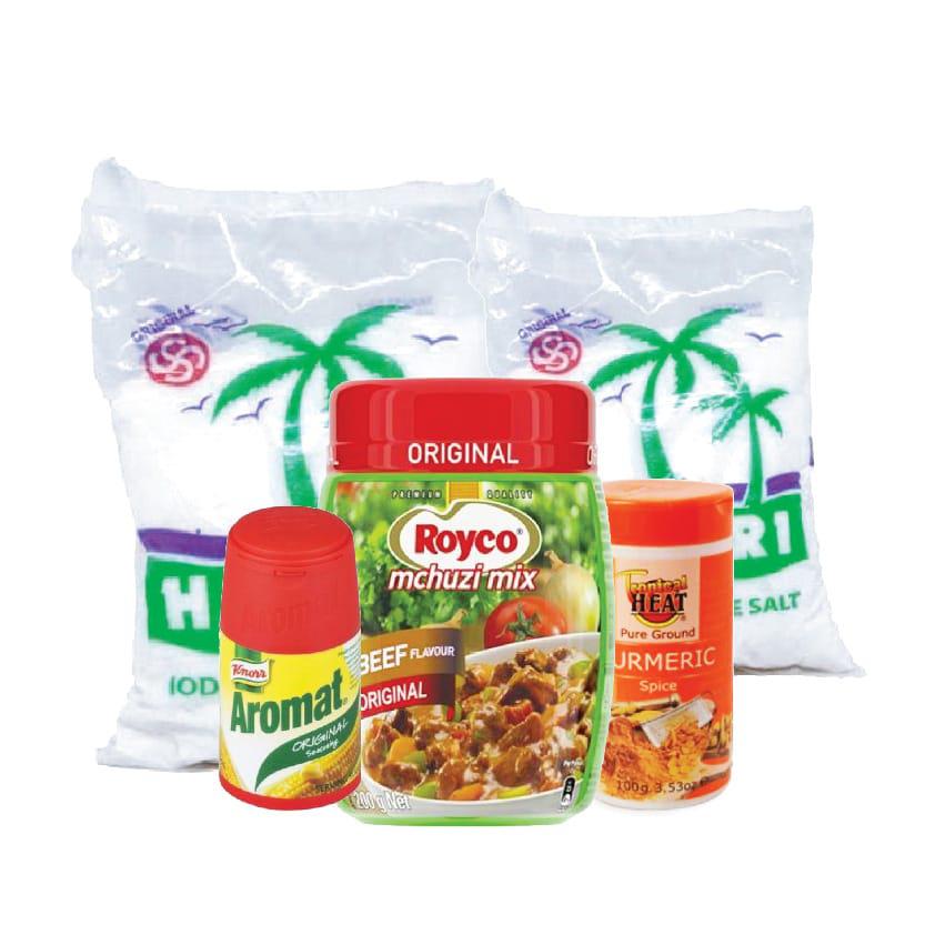 Salt,Sauce,Spices & Curry